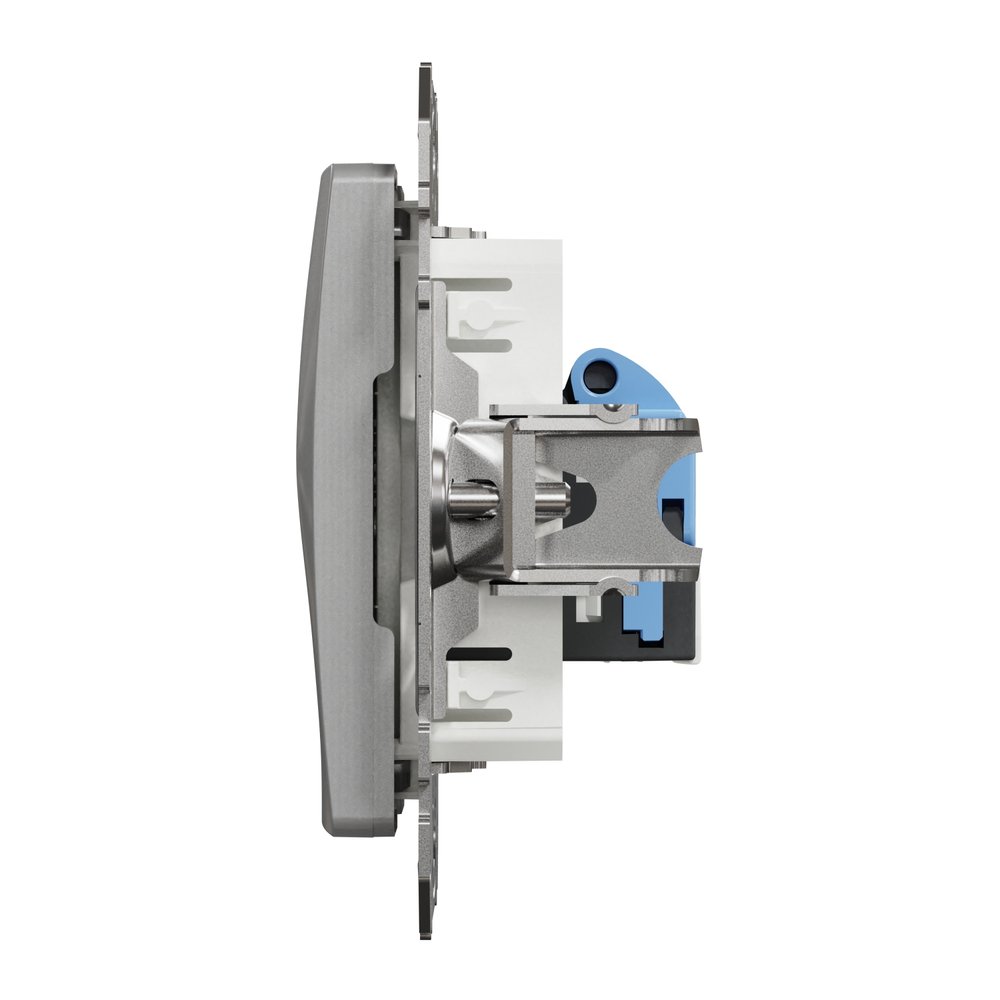 Розетка Schneider Sedna Design алюминий компьютерная RJ45 Саt. 6 UTP ( SDD113461 )